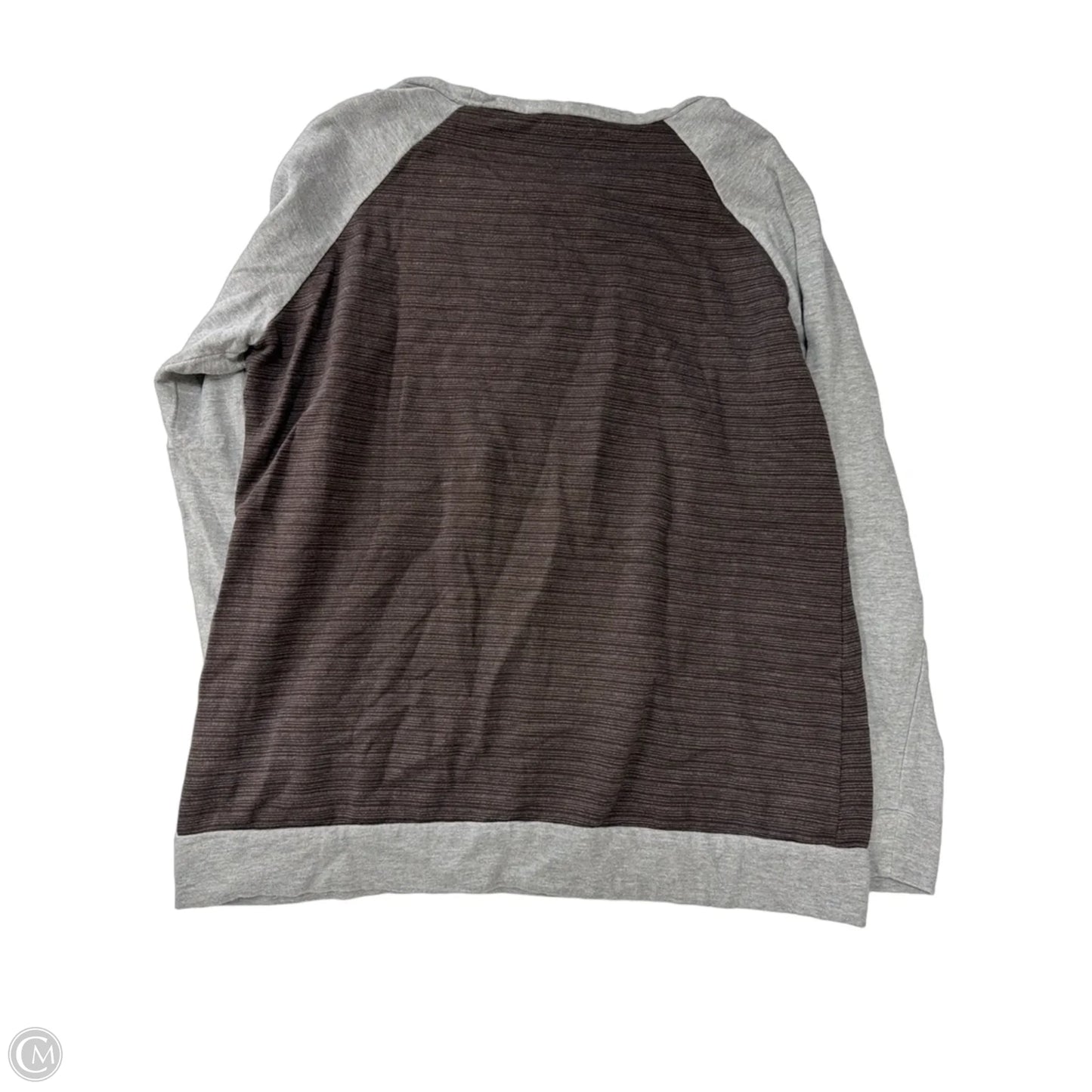 Top Long Sleeve By Clothes Mentor In Brown, Size: M