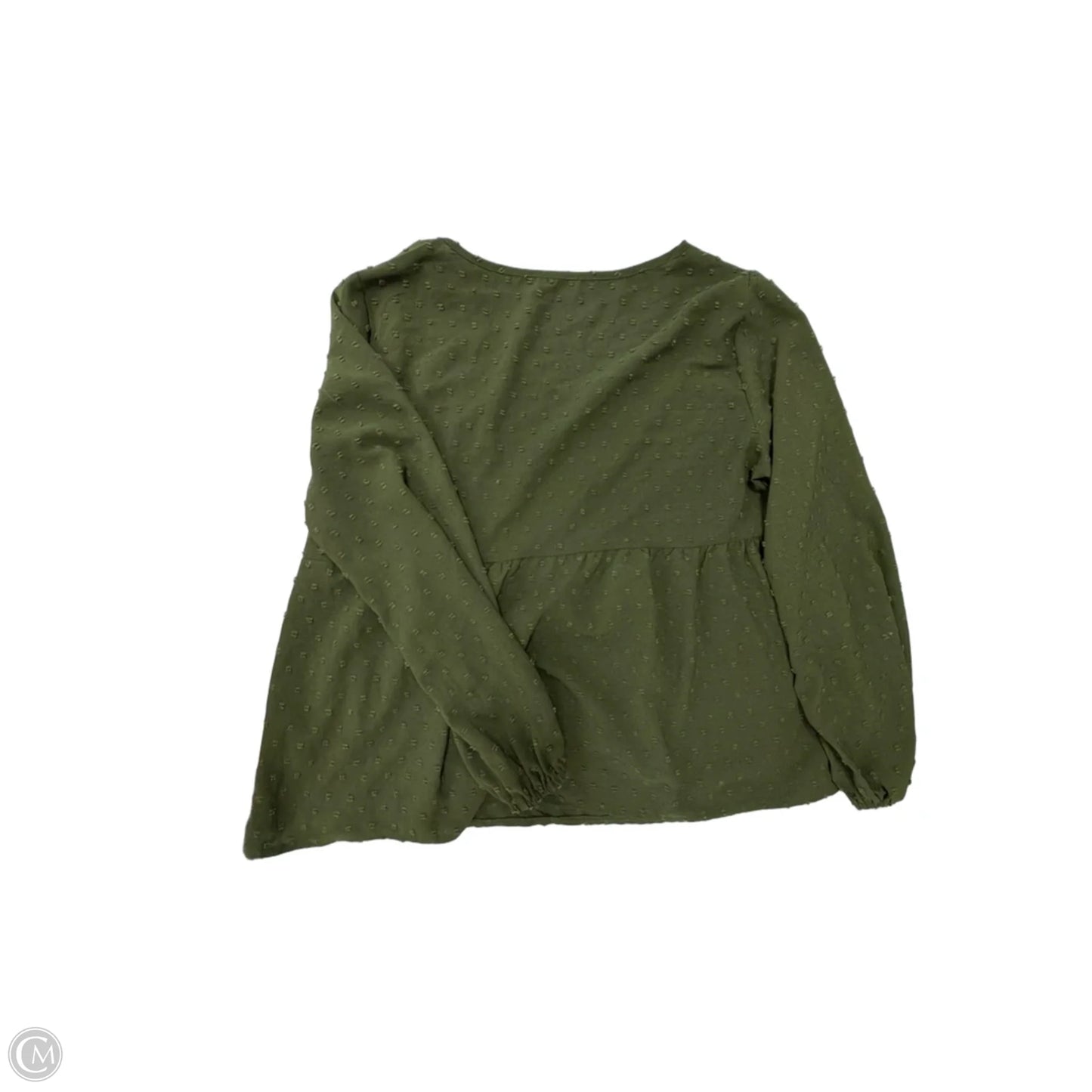 Top Long Sleeve By Shein In Green, Size: Xl