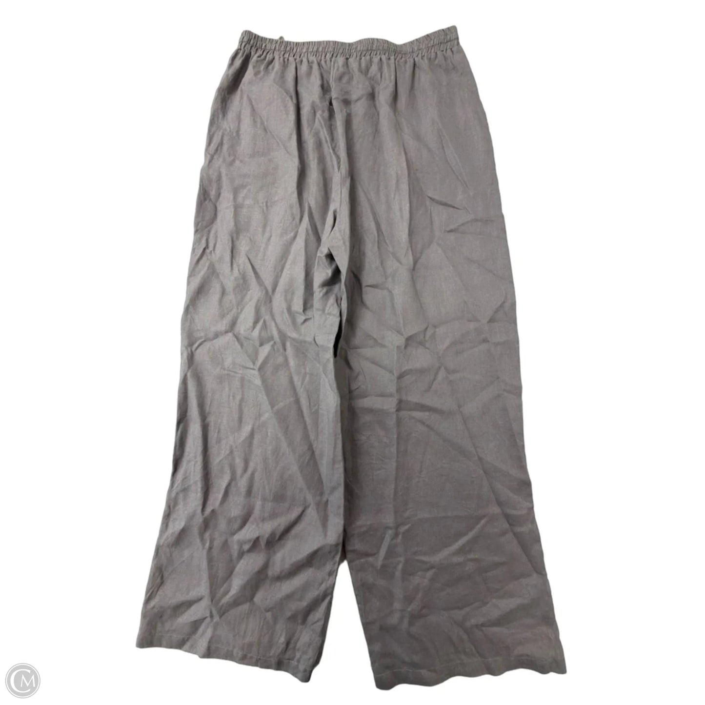 Pants Linen By Lintico In Grey, Size: L
