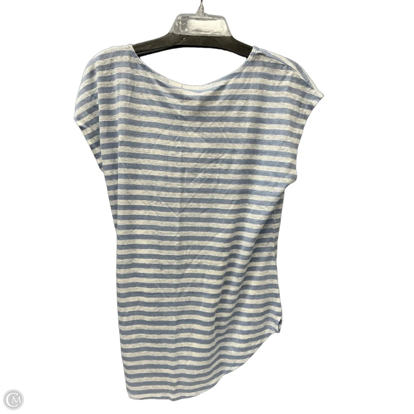 Top Short Sleeve By C And C In Striped Pattern, Size: L