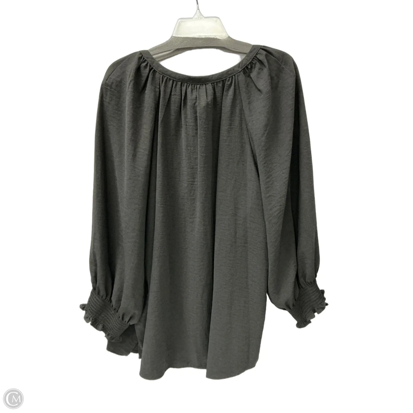 Top Long Sleeve By West Bound In Black, Size: 2x