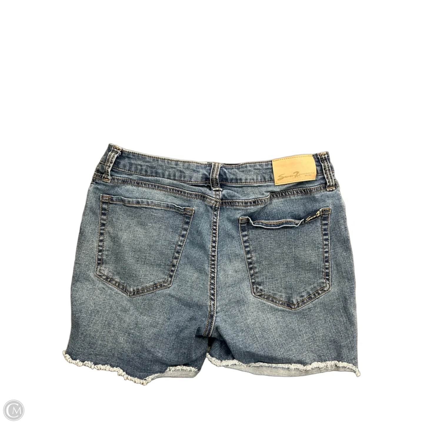 Shorts By Seven 7 In Blue Denim, Size: 8
