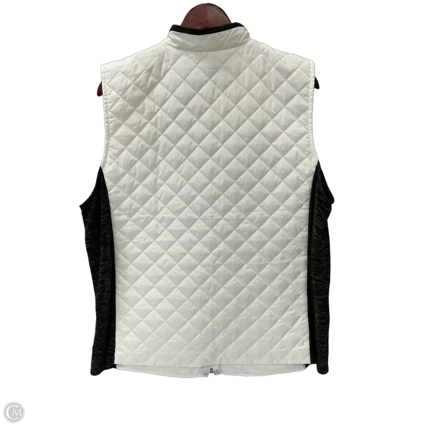 Vest Puffer & Quilted By Chicos In White, Size: Xl