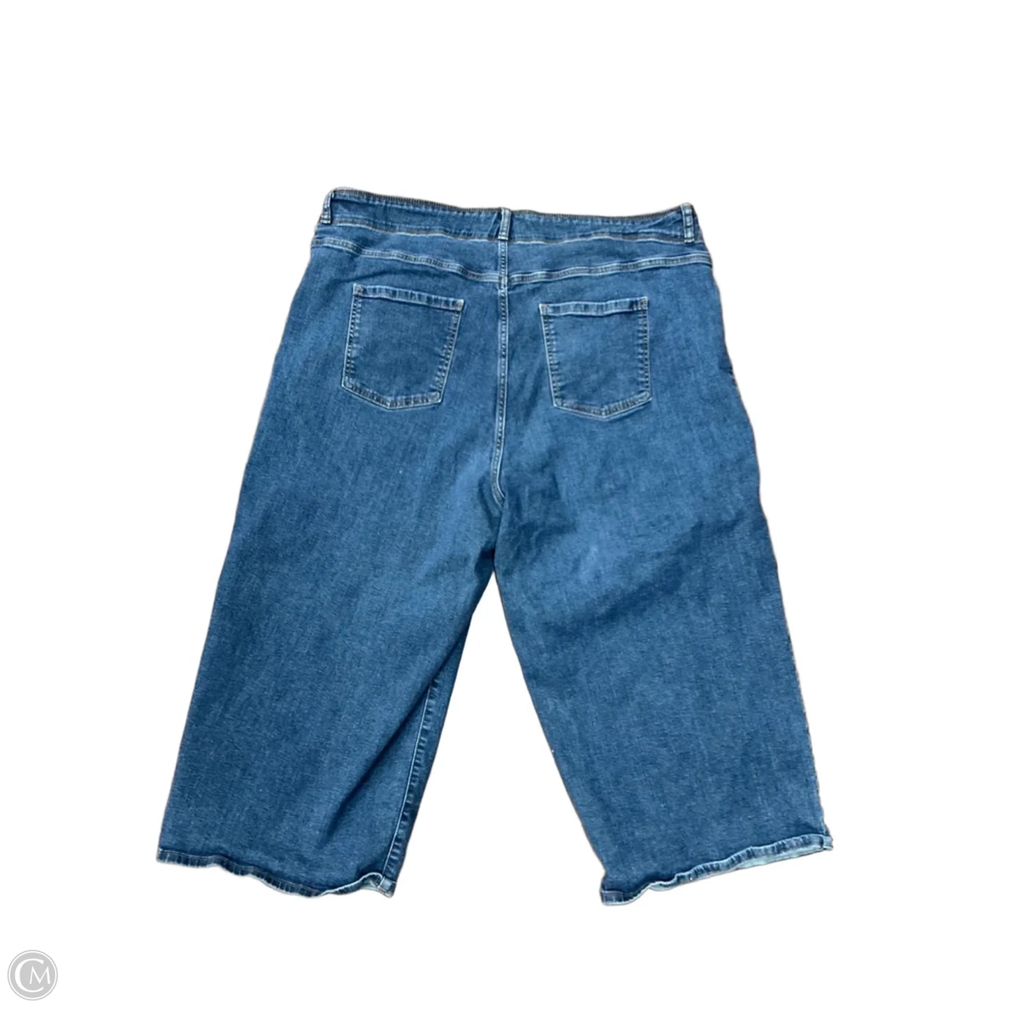 Jeans Wide Leg By Gloria Vanderbilt In Blue Denim, Size: 20