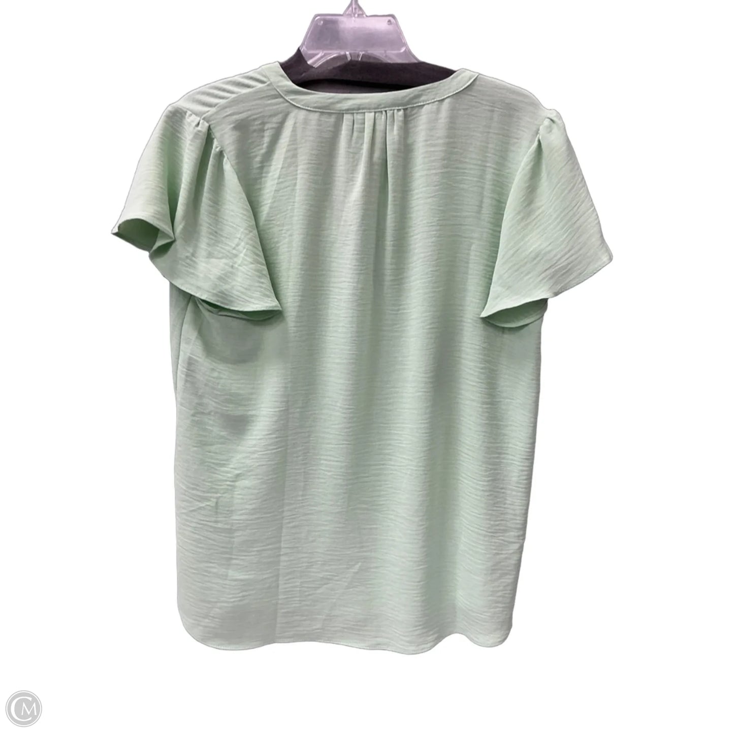 Top Short Sleeve By Maurices In Green, Size: M