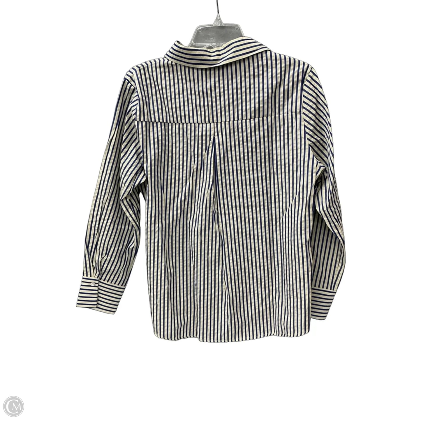 Top Long Sleeve By Clothes Mentor In Striped Pattern, Size: L