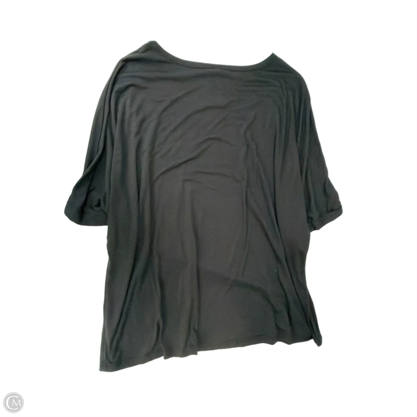 Top Short Sleeve By Clothes Mentor In Black, Size: 3x