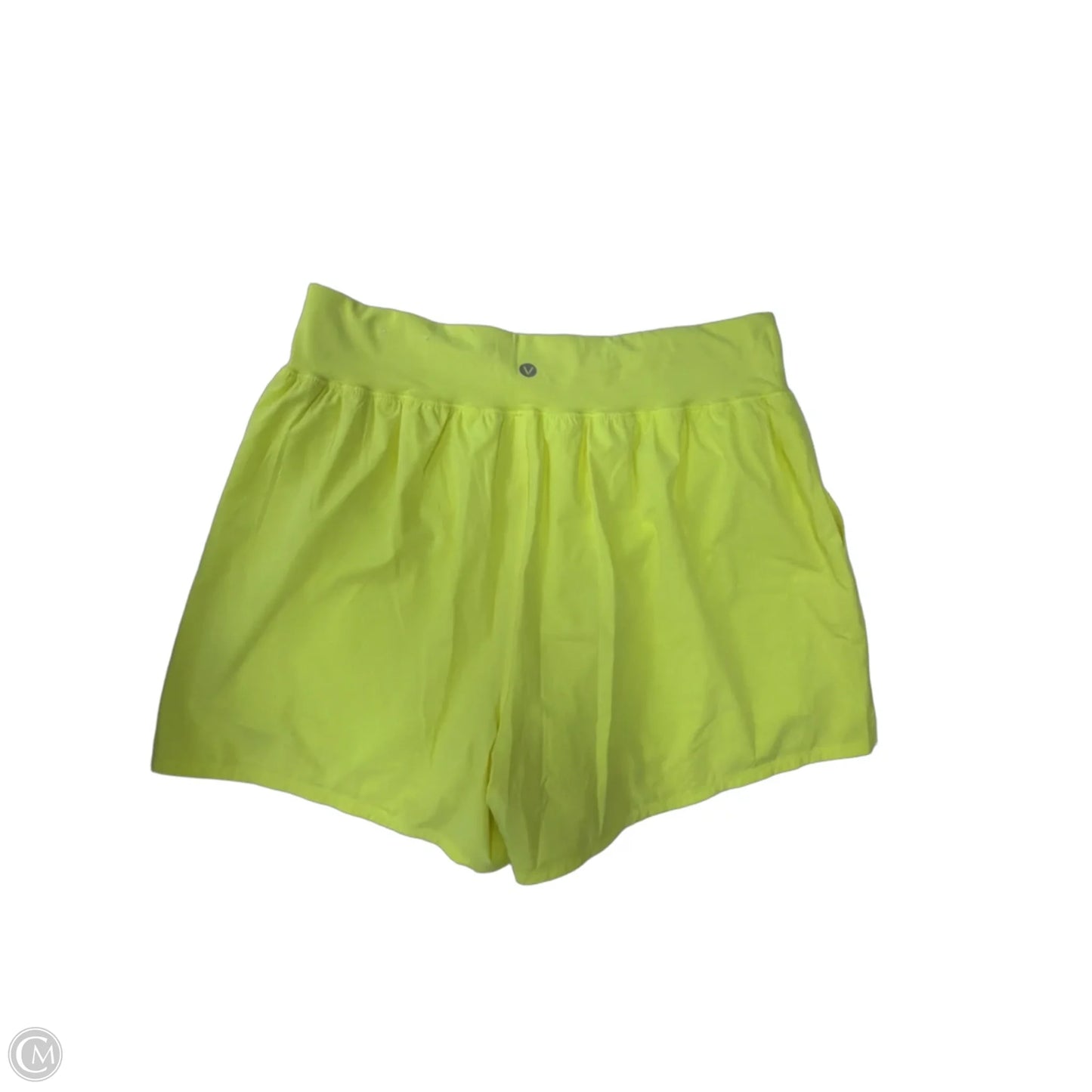 Athletic Shorts By Livi Active In Yellow, Size: 1x