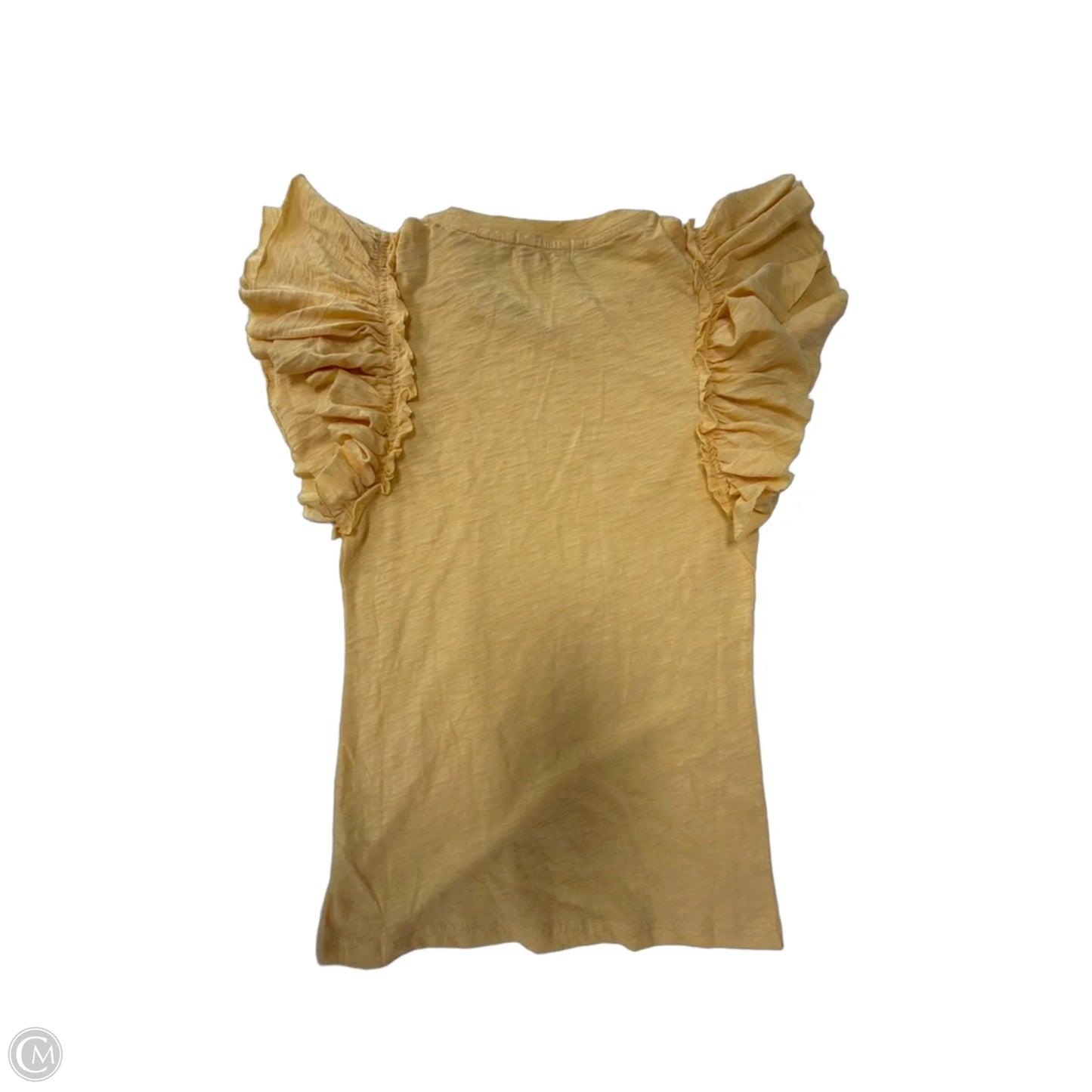 Top Short Sleeve By Clothes Mentor In Yellow, Size: Xs