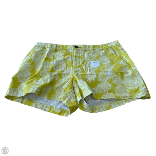 Shorts By Old Navy In Green & White, Size: 12