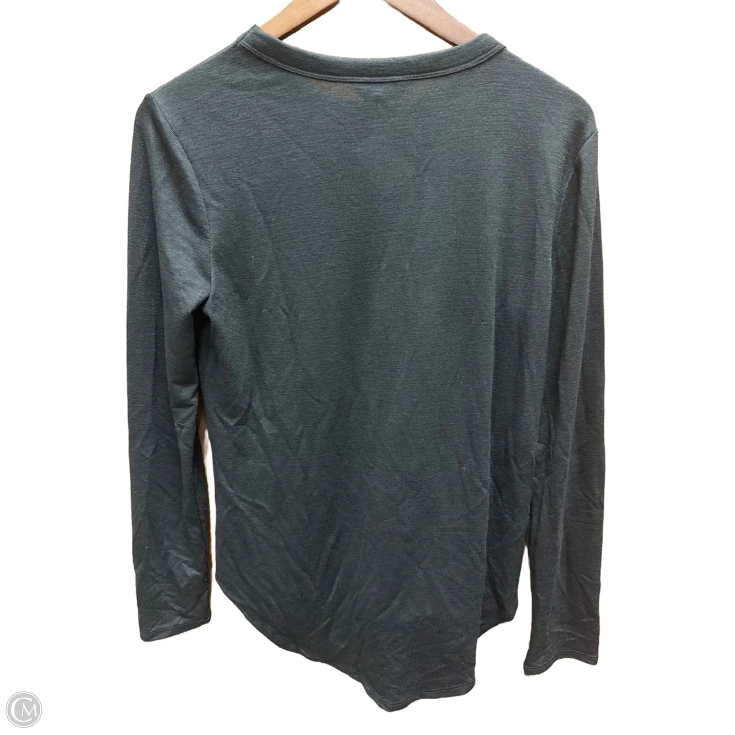 Top Long Sleeve Basic By Banana Republic In Black, Size: M
