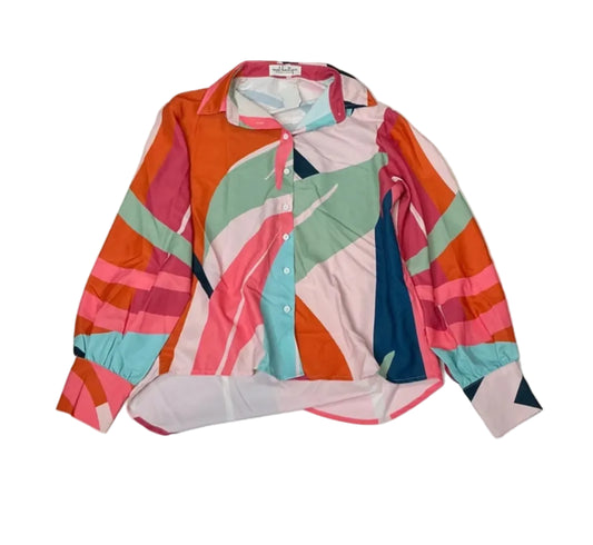 Top Long Sleeve By Mod Boutique In Multi-colored, Size: Small