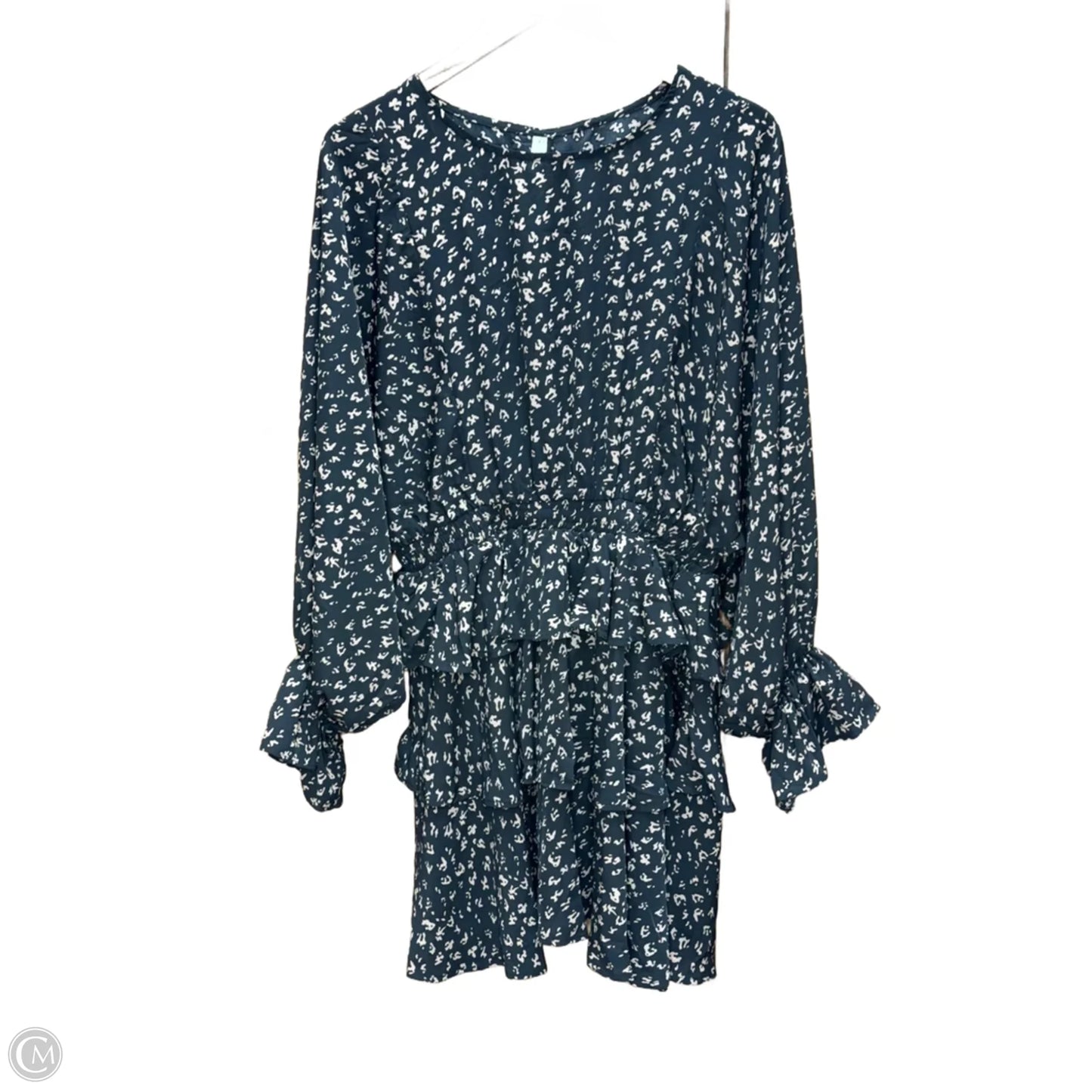 Dress Casual Midi By Glam In Black & Brown, Size: L