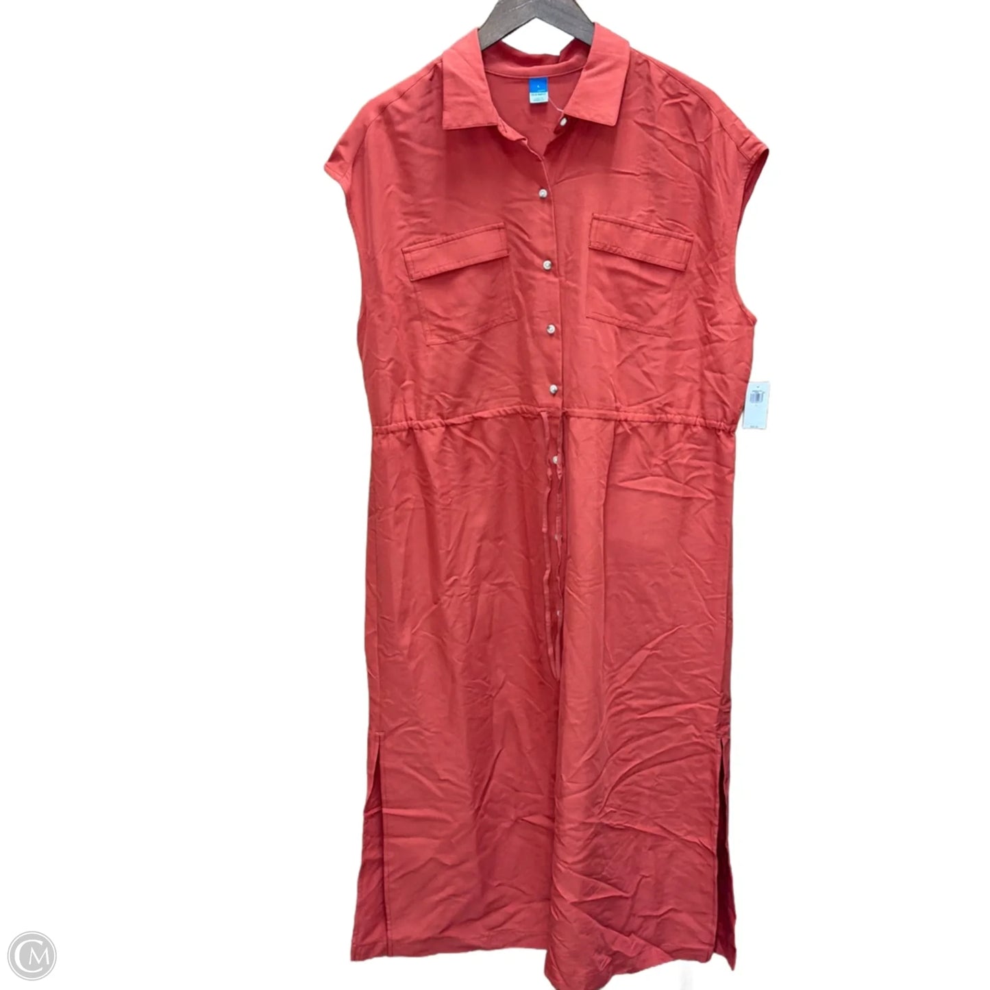 Dress Casual Maxi By Old Navy In Orange, Size: L