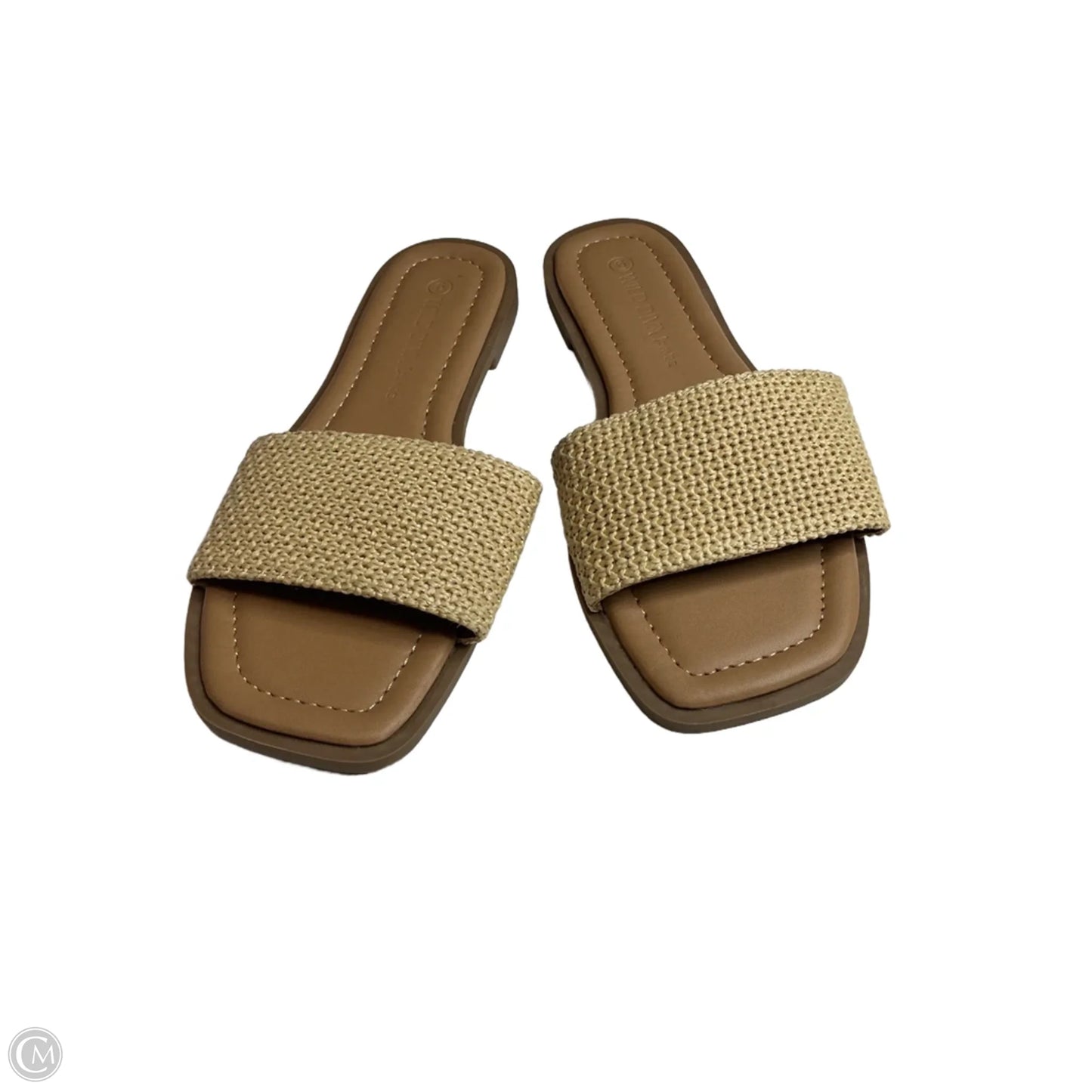Sandals Flats By Wild Diva In Tan, Size: 6