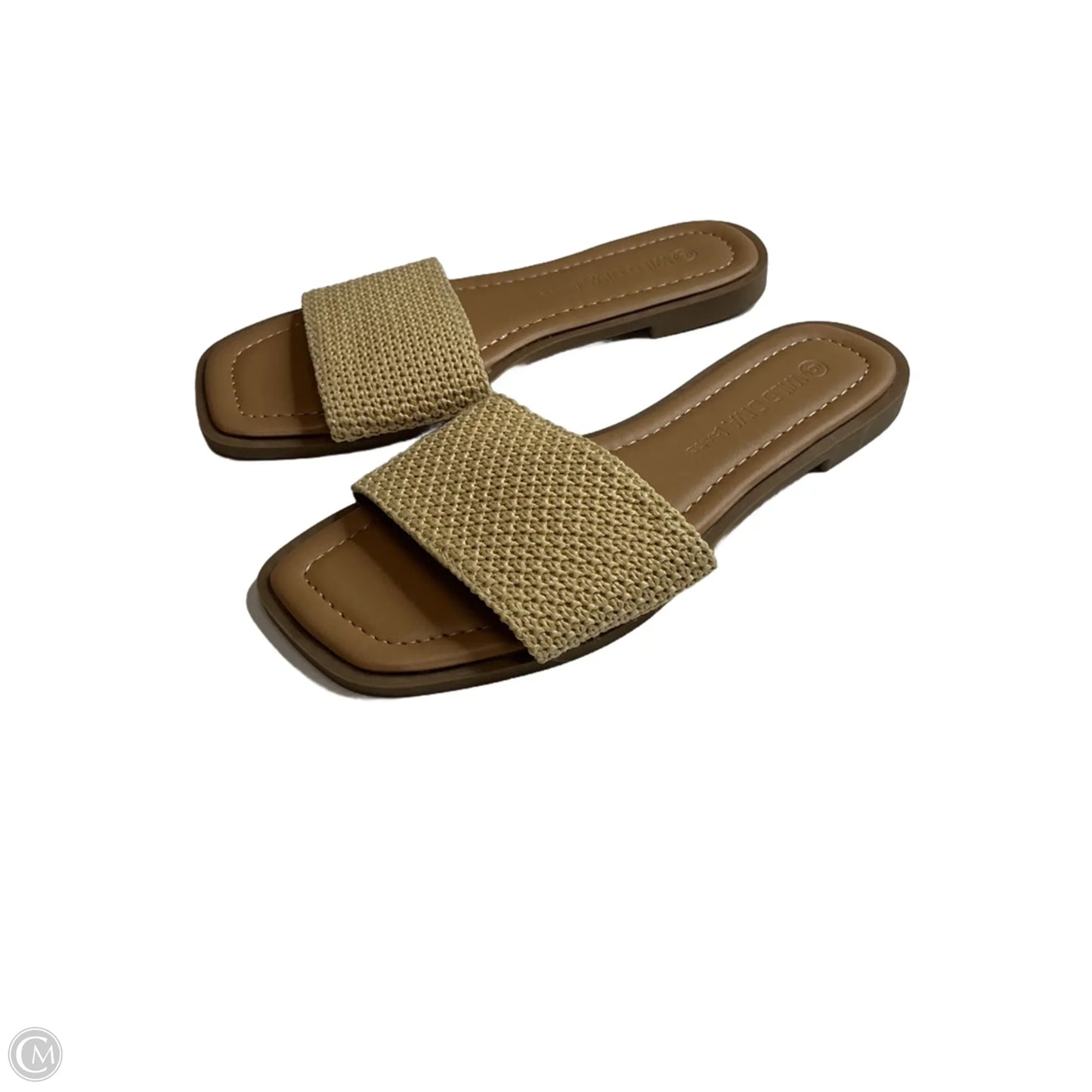 Sandals Flats By Wild Diva In Tan, Size: 6