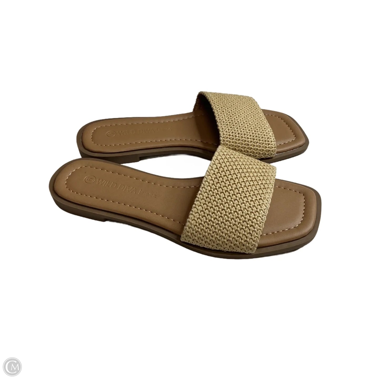 Sandals Flats By Wild Diva In Tan, Size: 6