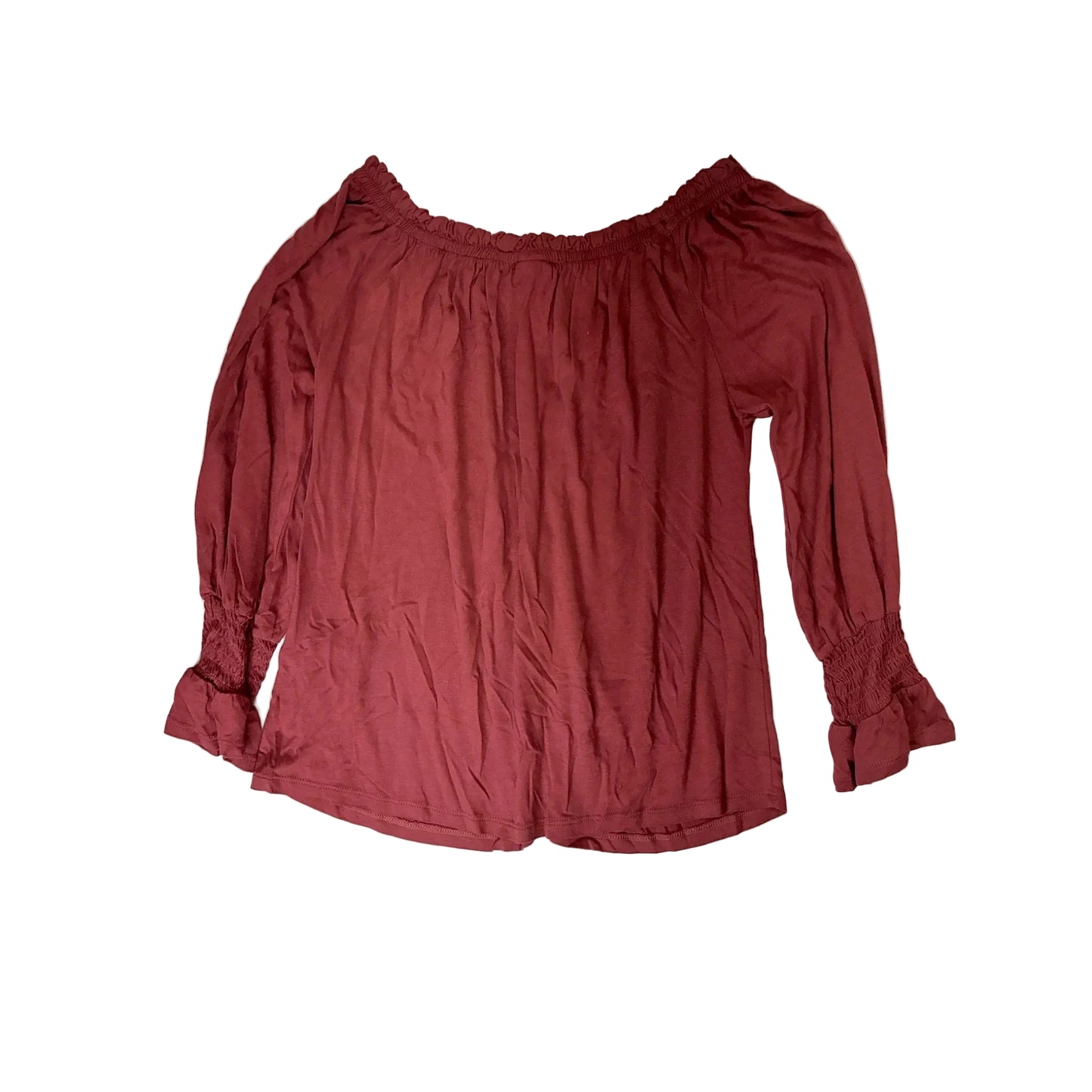 Top Long Sleeve By Lascana In Pink, Size: S