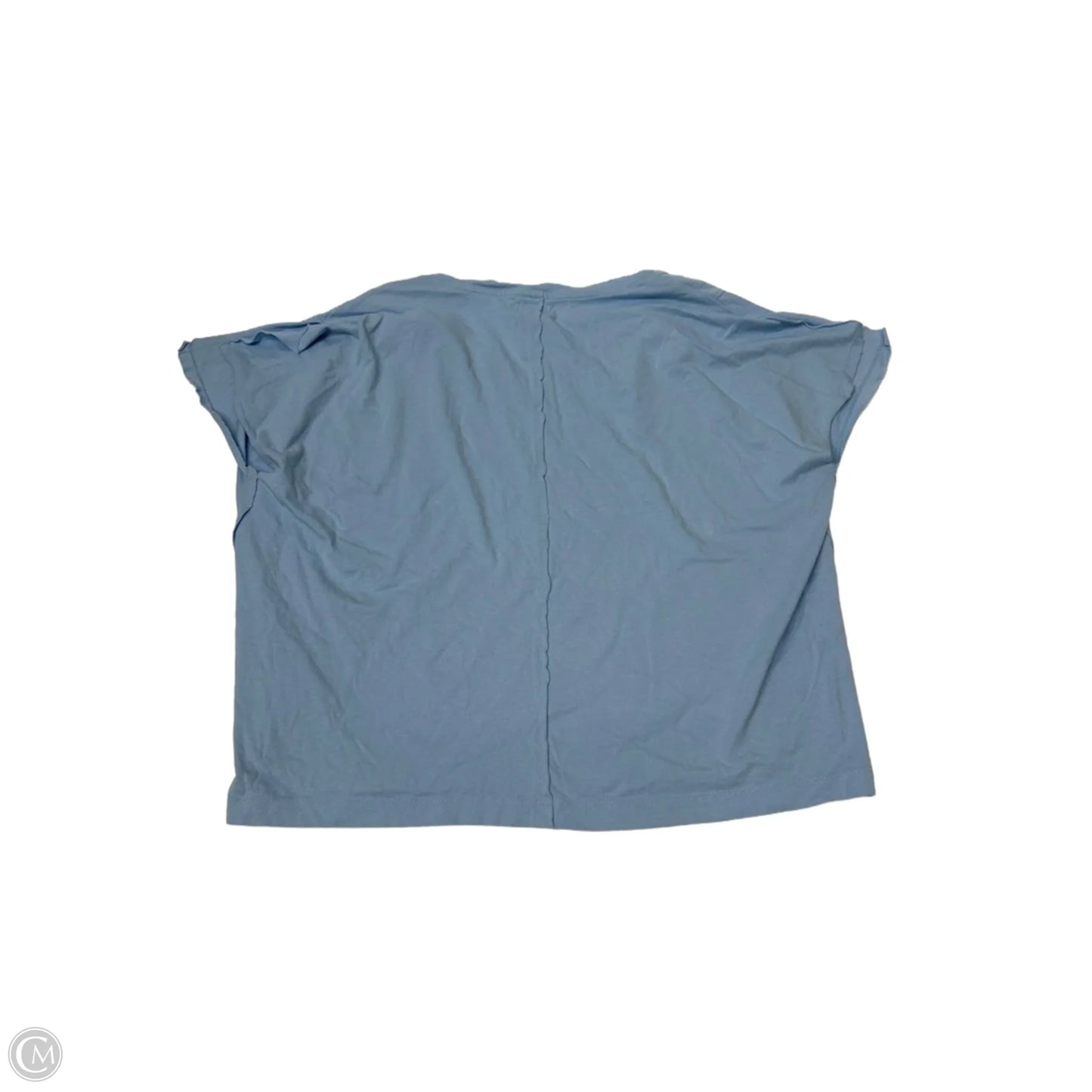 Top Short Sleeve Basic By Jag In Blue, Size: L
