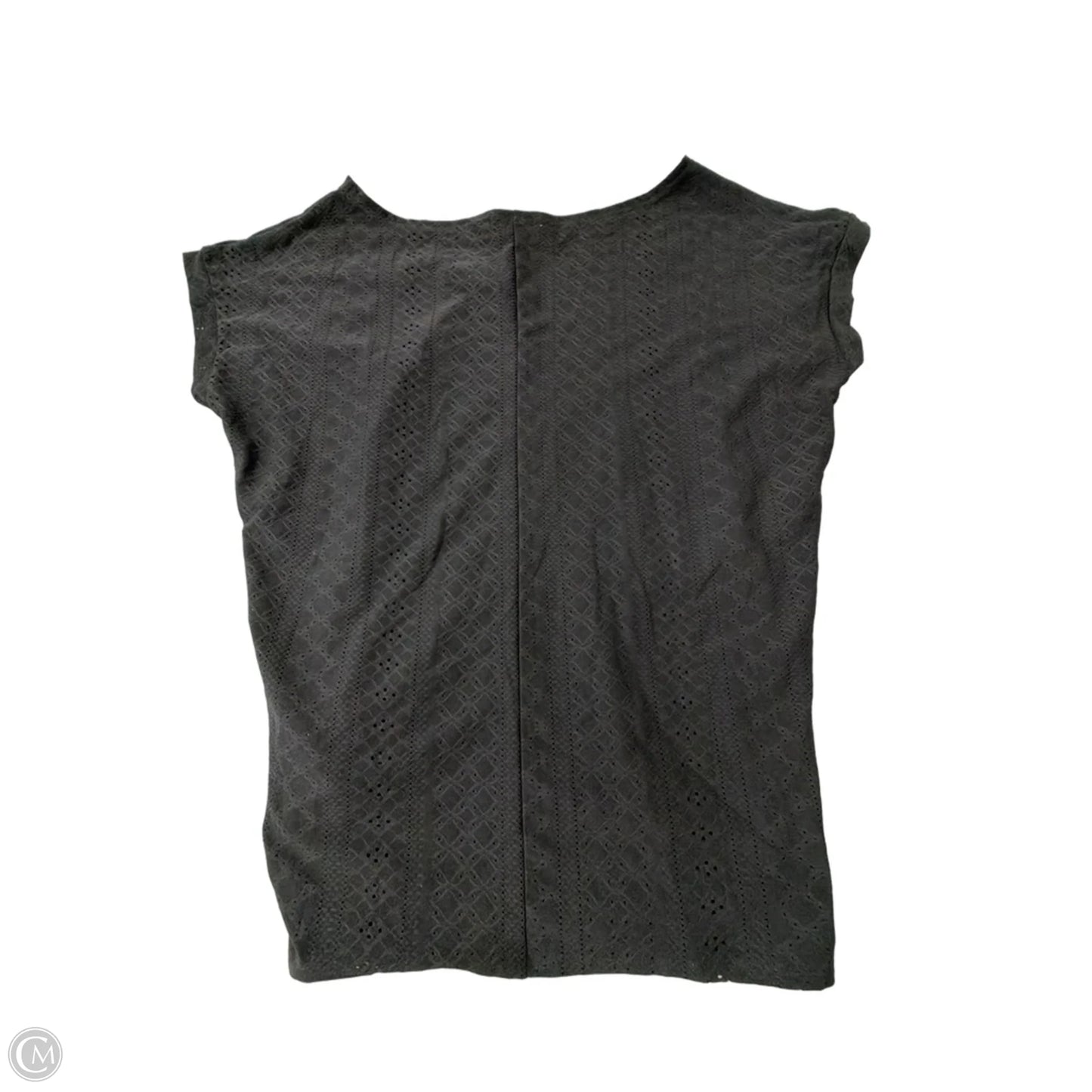 Top Short Sleeve By Poetsky In Black, Size: S