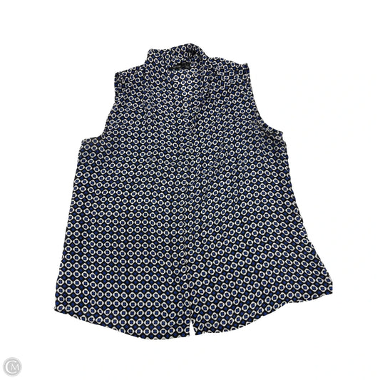 Top Sleeveless By Apt 9 In Multi-colored, Size: L
