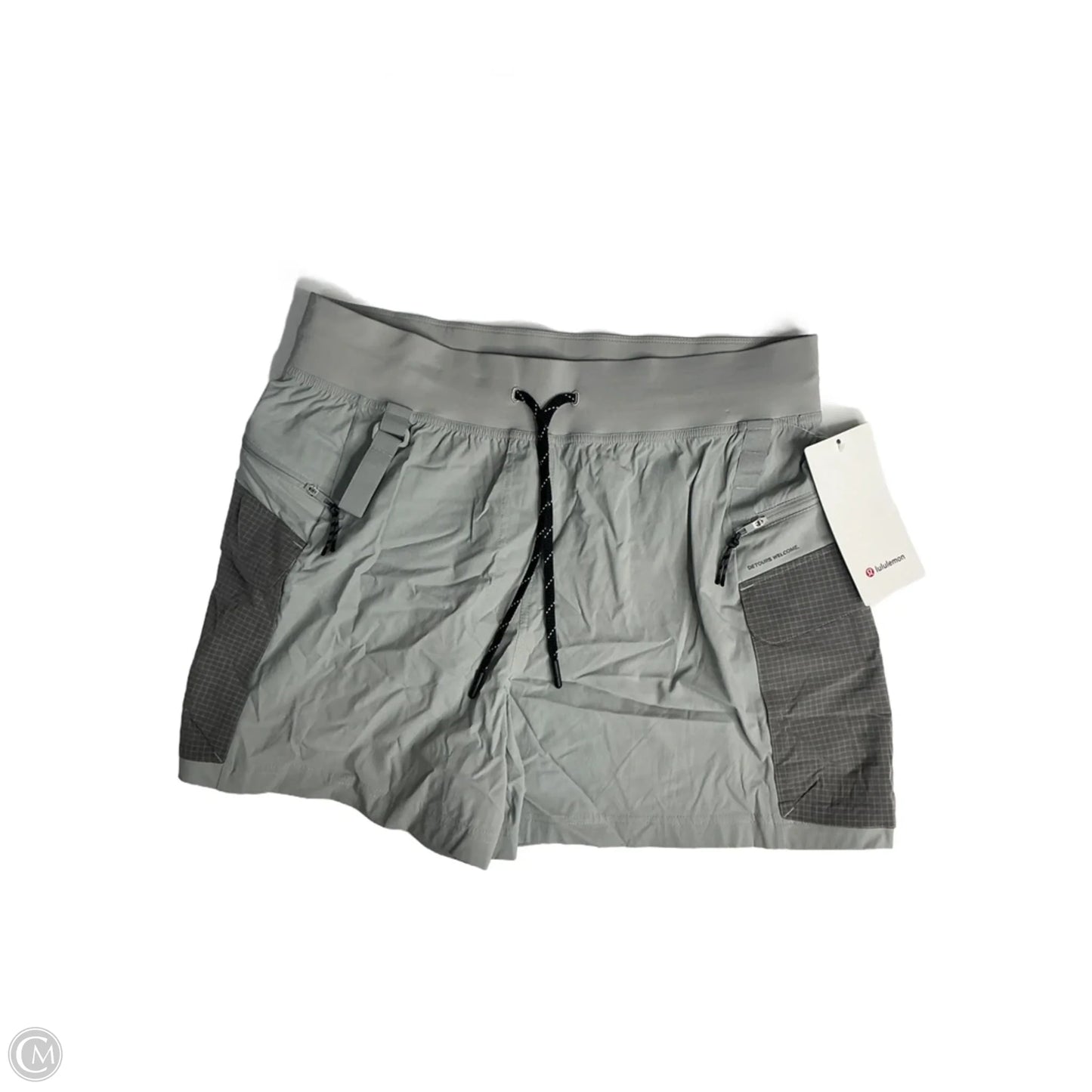 Athletic Shorts By Lululemon In Grey, Size: L