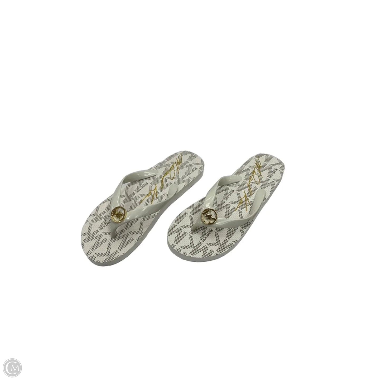 Sandals Designer By Michael Kors In Cream, Size: 8