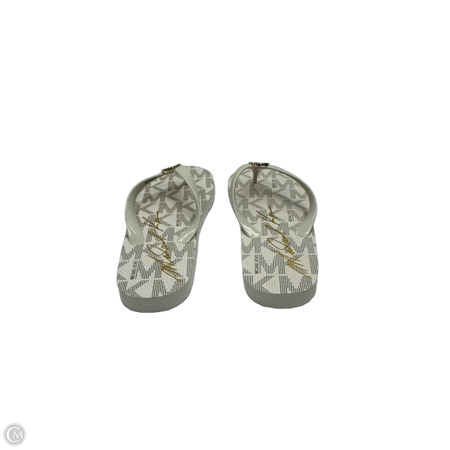 Sandals Designer By Michael Kors In Cream, Size: 8