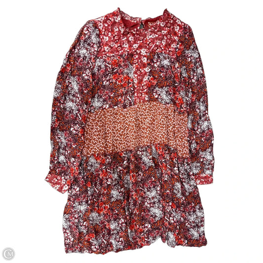 Dress Casual Midi By Maeve In Floral Print, Size: Xs