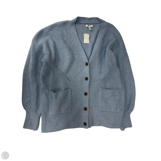Sweater Cardigan By Nine West In Blue, Size: Xl