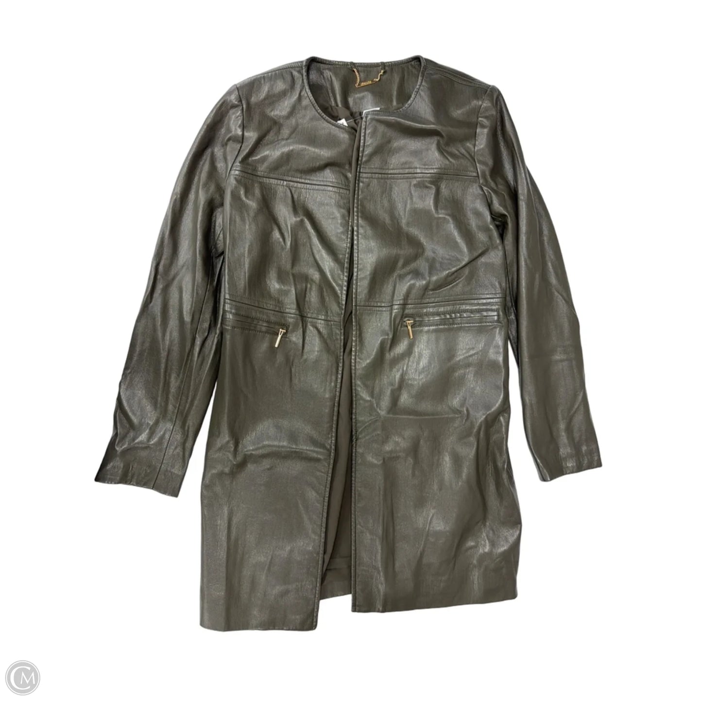Jacket Other By Chicos In Green, Size: Xs