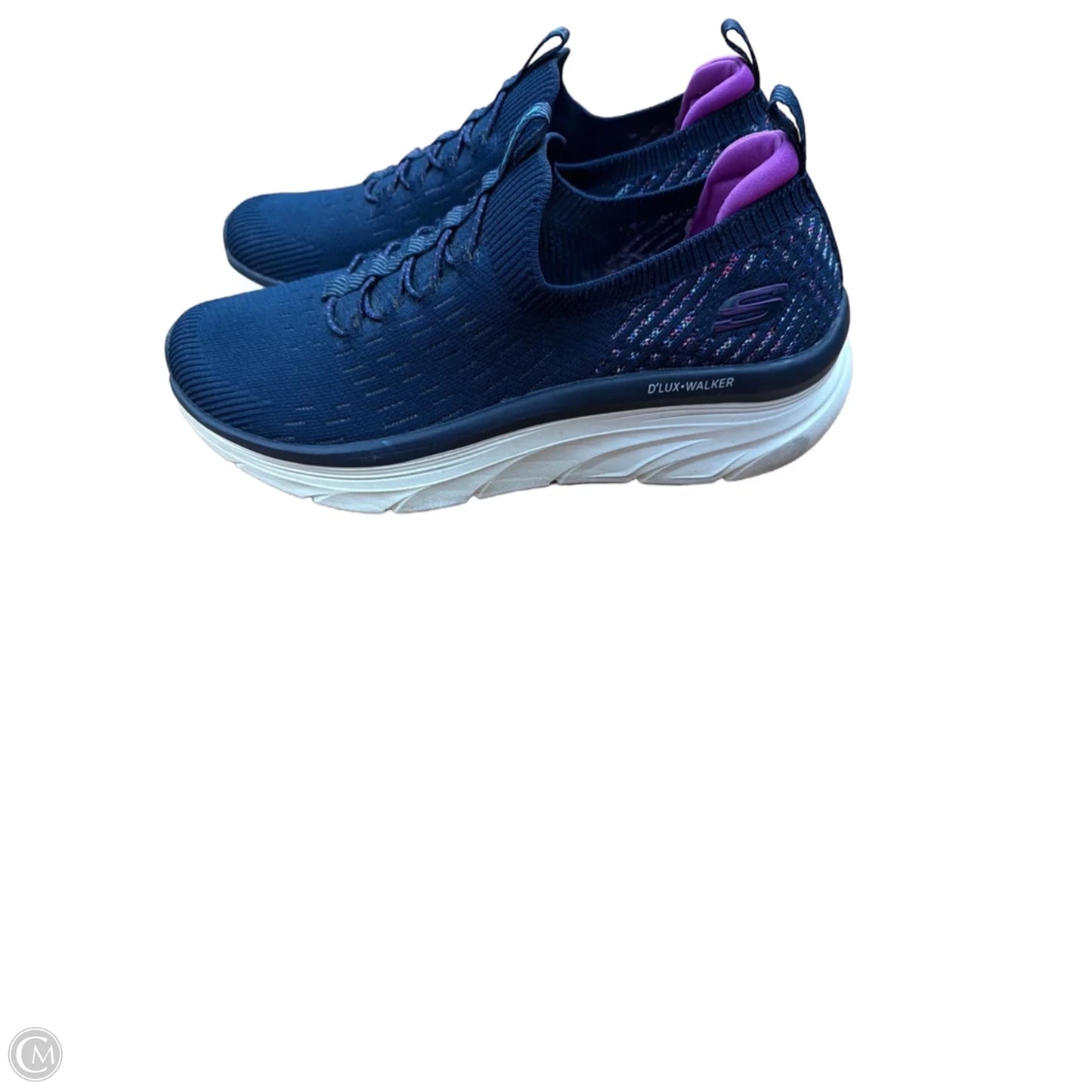 Shoes Athletic By Skechers In Blue, Size: 9.5