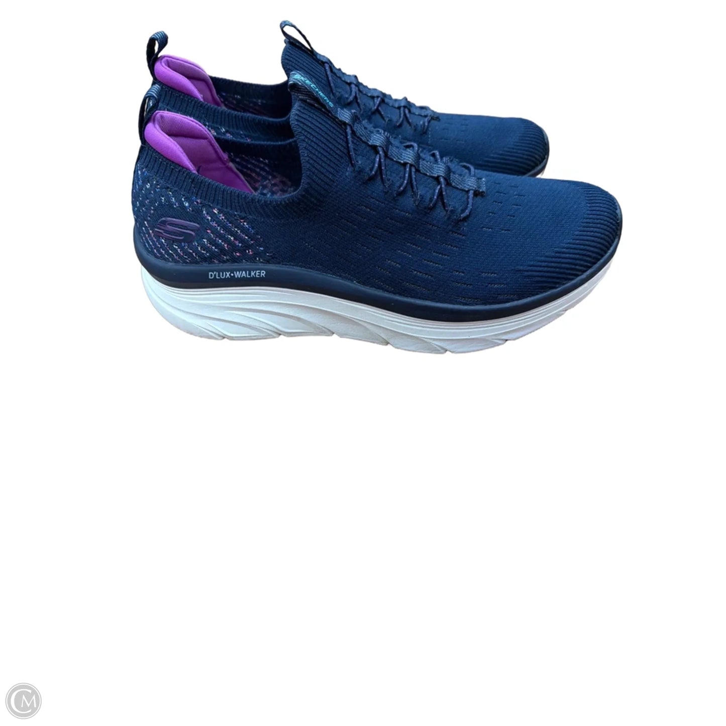 Shoes Athletic By Skechers In Blue, Size: 9.5