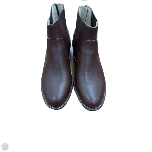 Boots Ankle Flats By Alegria In Brown, Size: 9.5