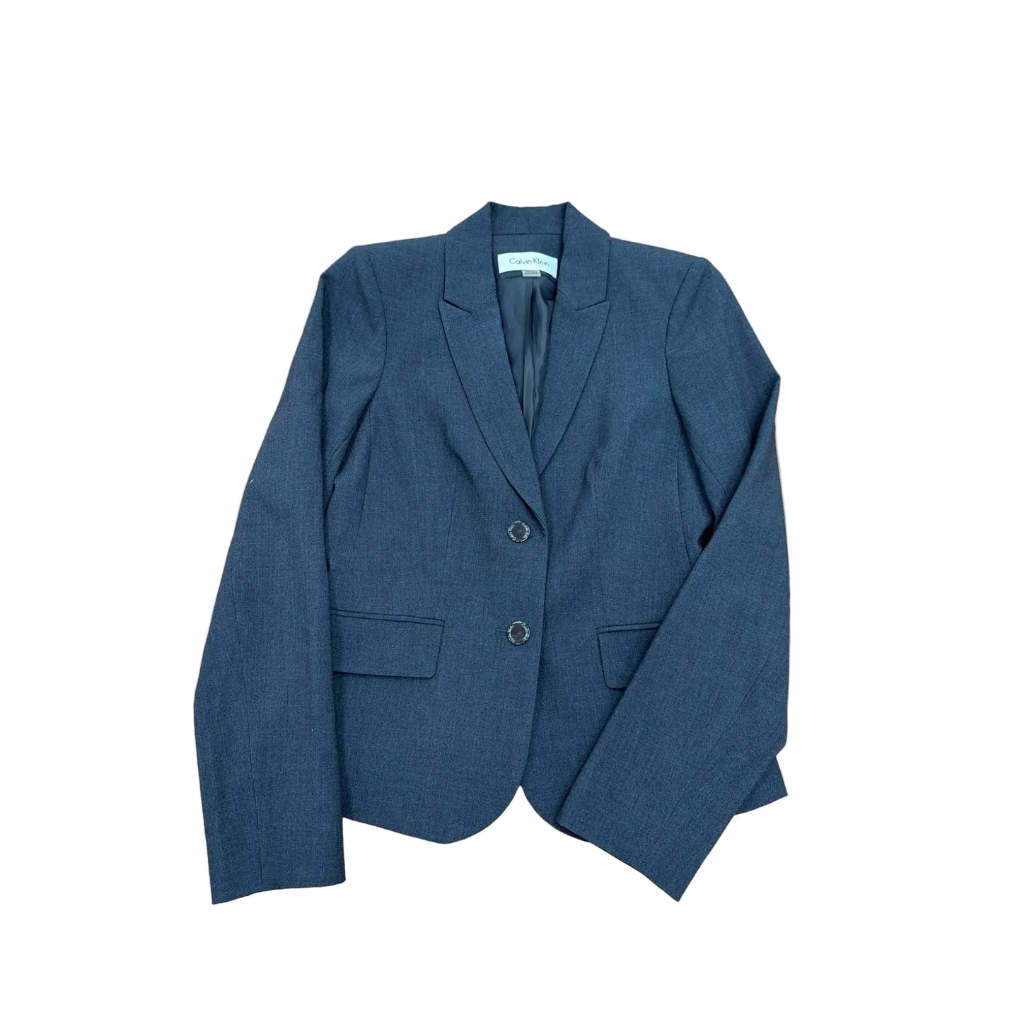 Blazer By Calvin Klein In Grey, Size: Xs