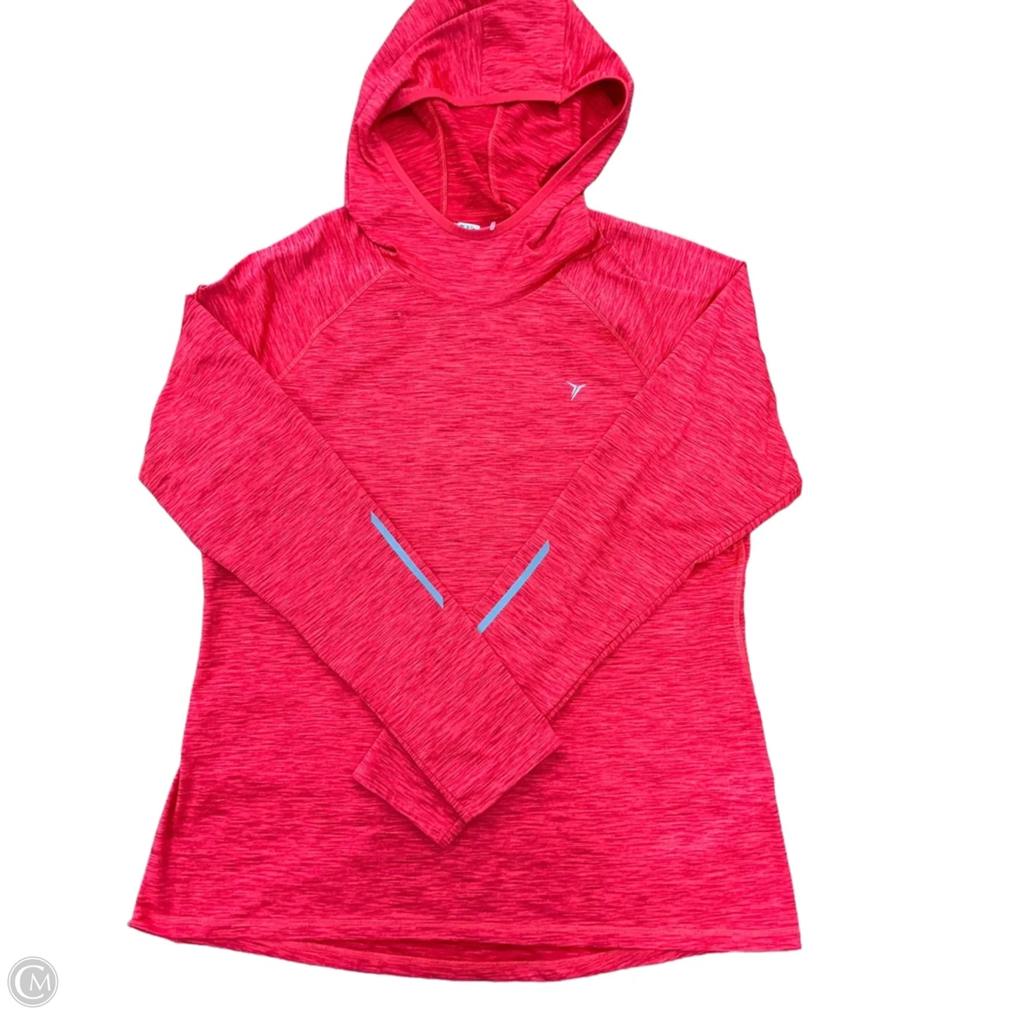 Athletic Top Long Sleeve Hoodie By Old Navy In Orange & Red, Size: 2x