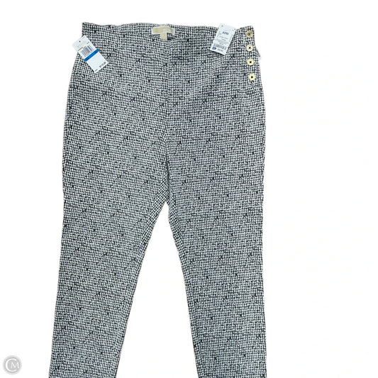 Pants Designer By Michael Kors In Black & White, Size: 14