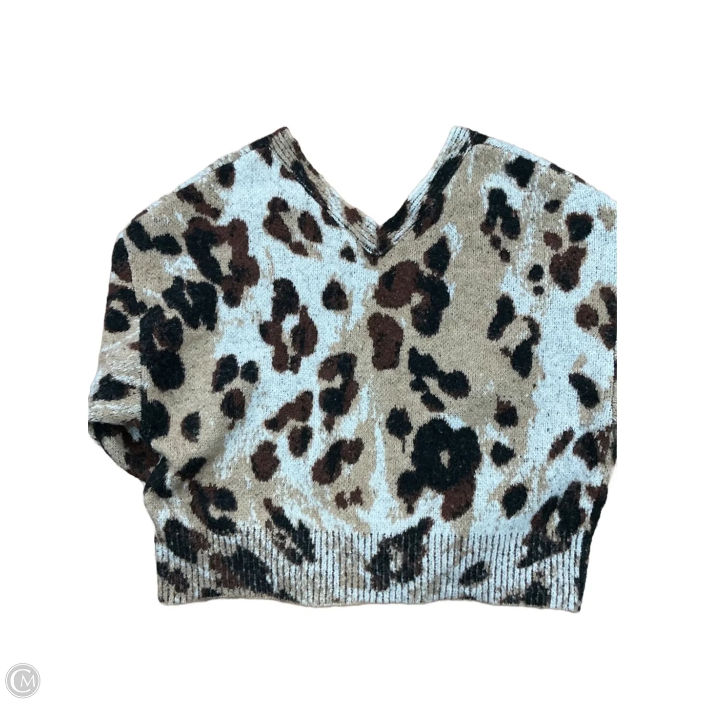 Sweater By Express In Animal Print, Size: M