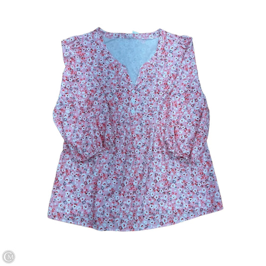 Top Long Sleeve By Clothes Mentor In Pink, Size: L