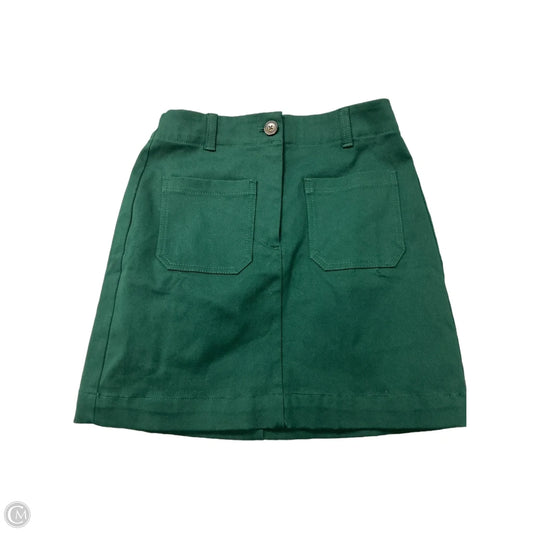 Skirt Mini & Short By Loft In Green, Size: 0