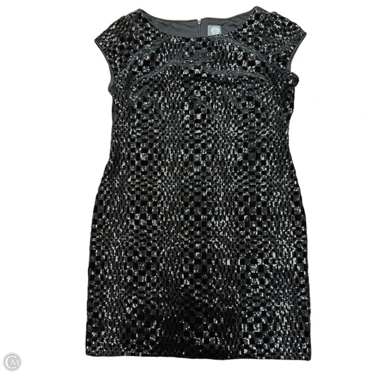 Dress Party Midi By Vince Camuto In Black, Size: Xl