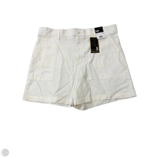 Shorts By Lee In Cream, Size: 18