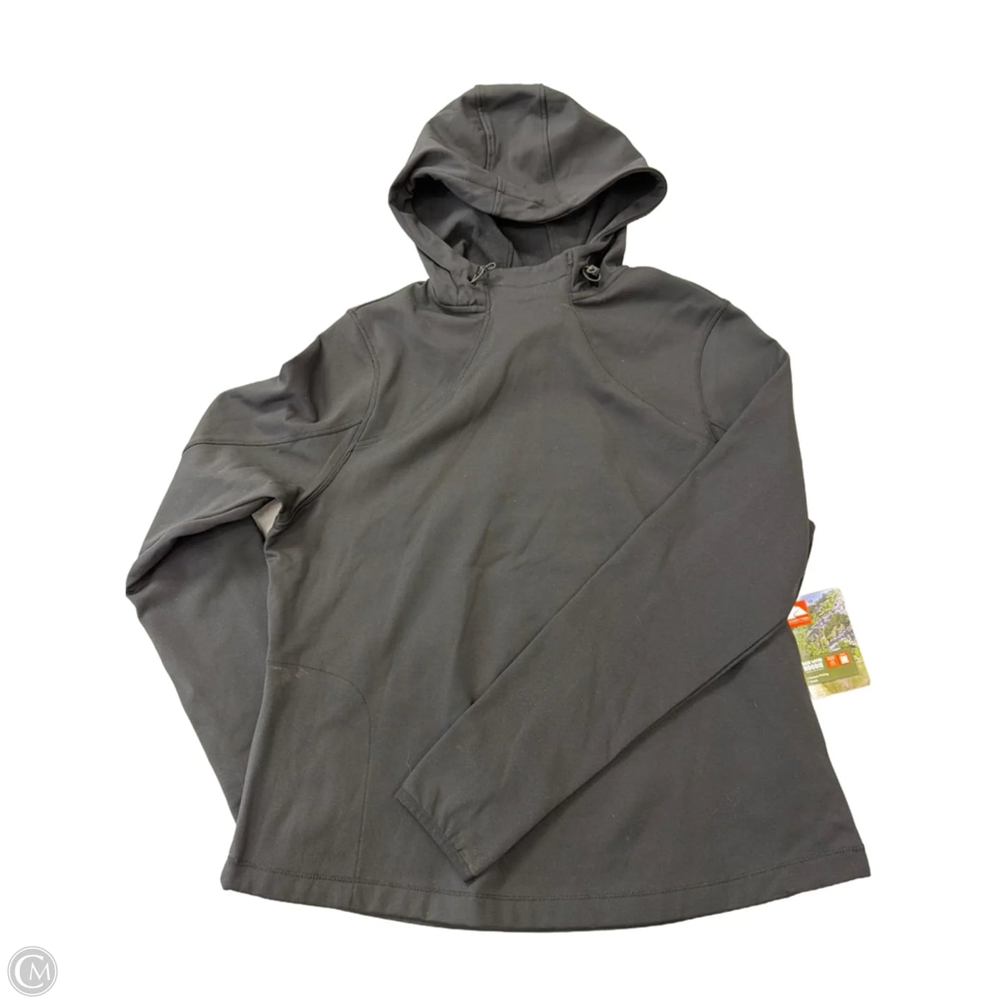 Athletic Top Long Sleeve Hoodie By ozark trail In Black, Size: L