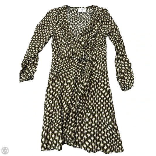 Dress Casual Midi By Time And Tru In Green, Size: Xs