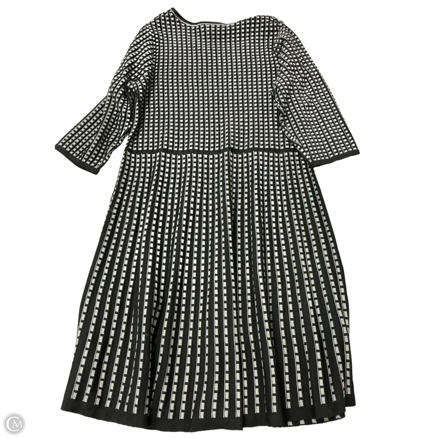 Dress Sweater By Lane Bryant In Black & Grey, Size: 1x
