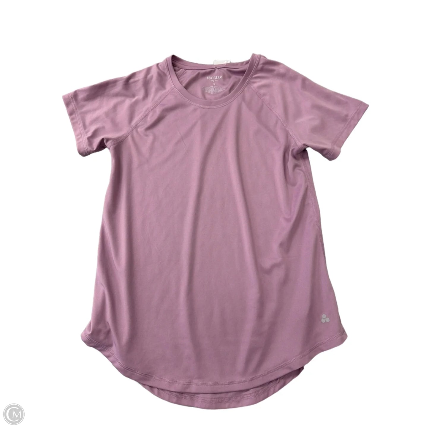 Athletic Top Short Sleeve By Tek Gear In Purple, Size: S