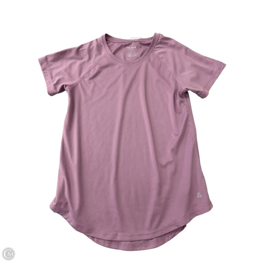 Athletic Top Short Sleeve By Tek Gear In Purple, Size: S