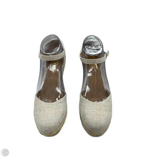 Shoes Heels Wedge By J. Crew In Tan, Size: 7