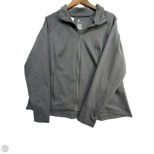 Athletic Jacket By All In Motion In Grey, Size: 2x