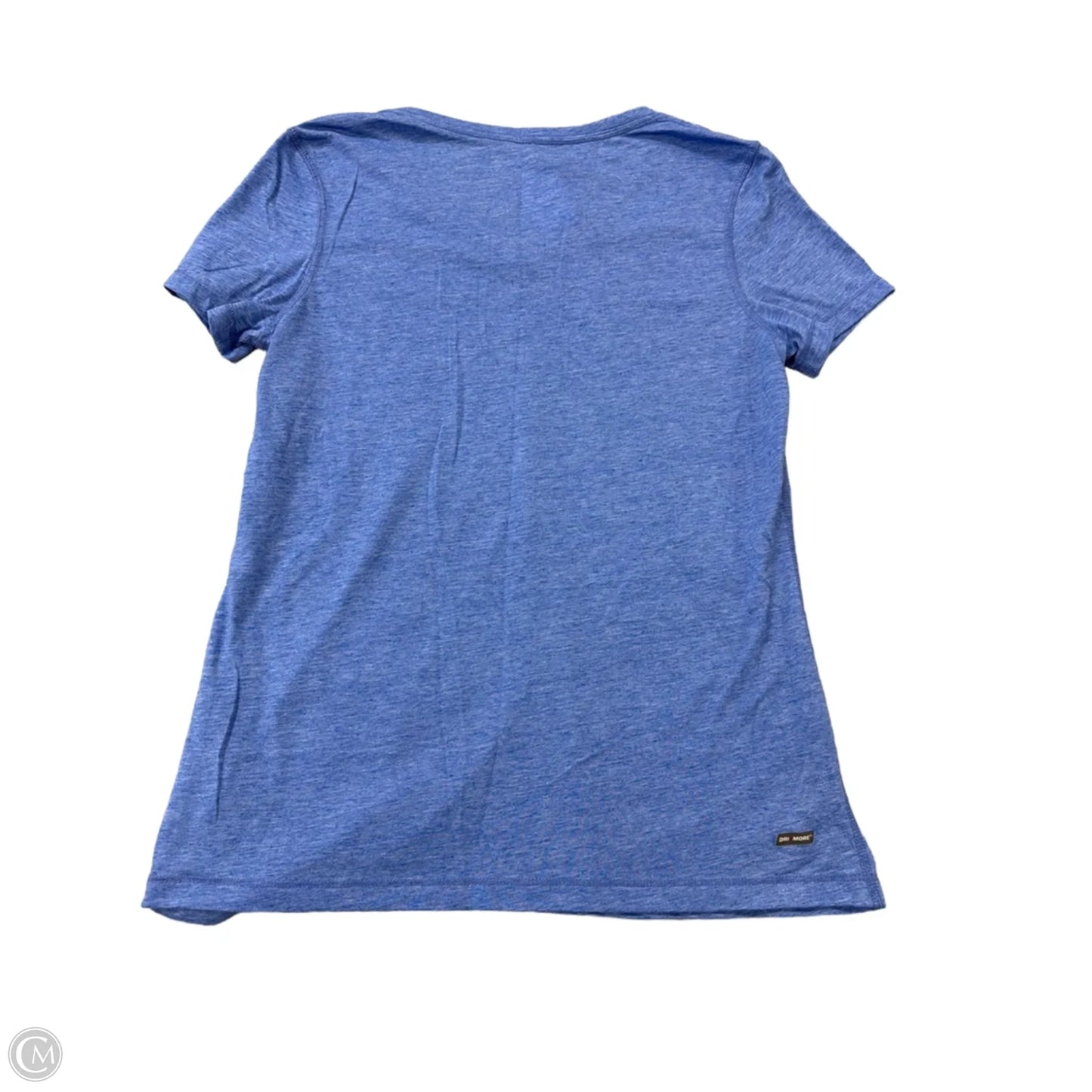 Athletic Top Short Sleeve By Danskin Now In Blue, Size: M